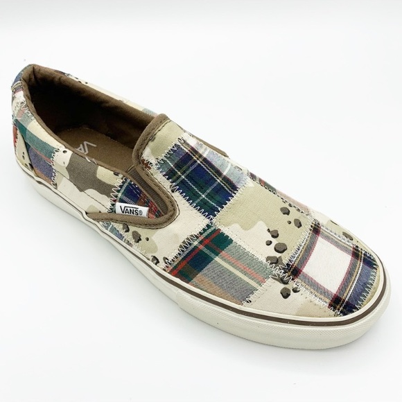 Vans Other - Vans Slip On Patchwork Camo Sneakers